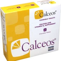 Calceos (calcium carbonate) chewing tablets #60