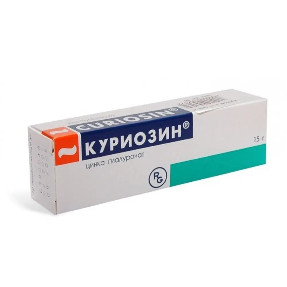 Curiozin (zinc hyaluronate) gel 15 g