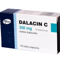 Dalacin С (clindamycin) capsules 300 mg. #16