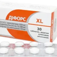Difors XL (amlodipine besilate and valsartan) tablets 10 mg/160 mg. #30