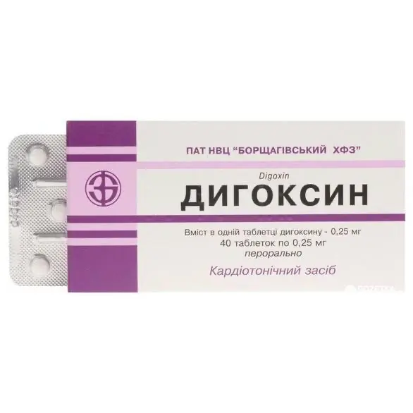 Digoxin (digoxin) tablets 0.25 mg. #50