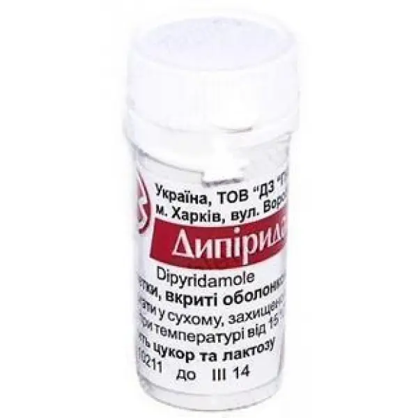 Dipiridamol (dipyridamole) tablets 0.025 #50