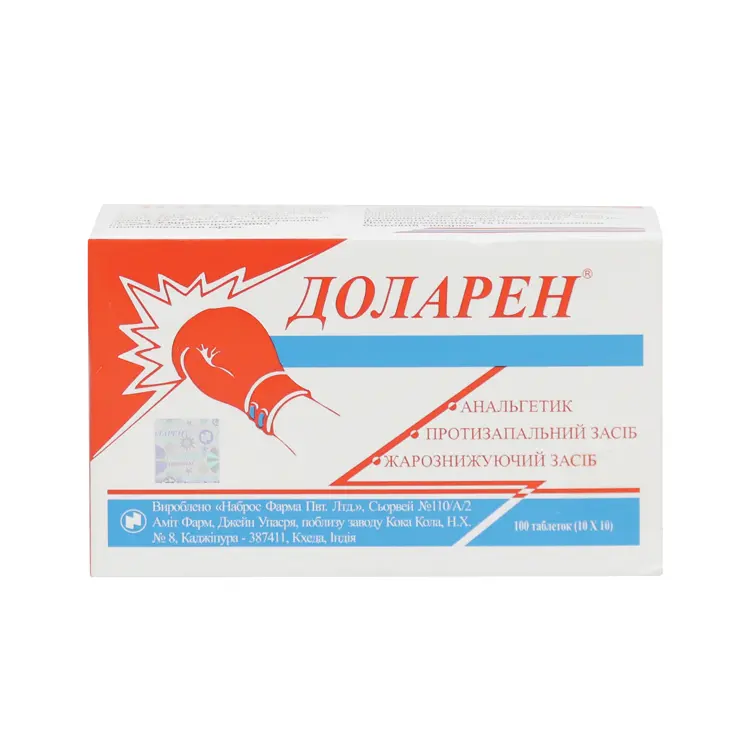 Dolaren (diclofenac sodium) tablets #100