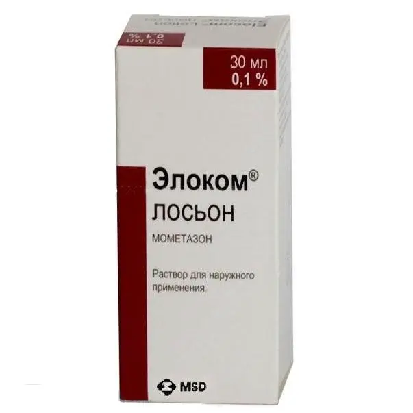 Elocom (mometasone furoate) lotion 30 ml.