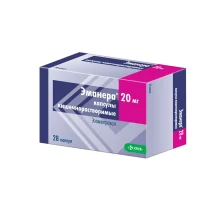 Emanera (esomeprazole) enteric capsules 20 mg. #28