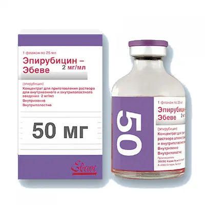 Epirubicin Medak (epirubicin) 2 mg/ml. 50 ml.