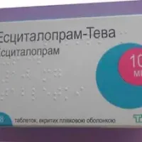 Escitalopram-TEVA (escitalopram) tablets 10 mg. #28