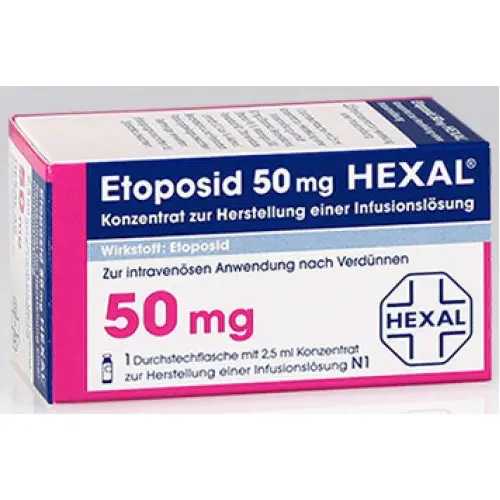 Etopozid (etoposide) 20 mg/ml. 2.5 ml. (50 mg.) #1