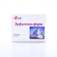 Eufillin-farm (theophylline) capsules 0.4 #30