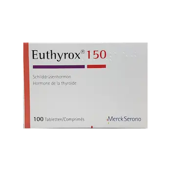 Eutirox (levothyroxine sodium) tablets 150 mcg. #100
