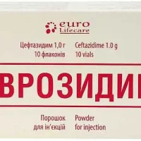 Evrozidim (seftazidime) injection 1g. #10