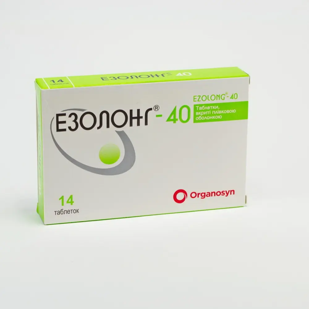 Ezolong-40 (esomeprazole) tablets 40 mg. #14