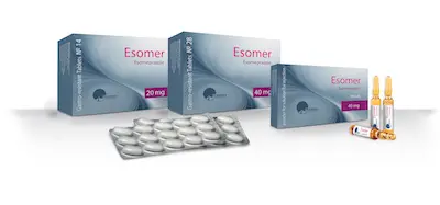 Ezomer (esomeprazole) gastroresistive tablets 40 mg. #28