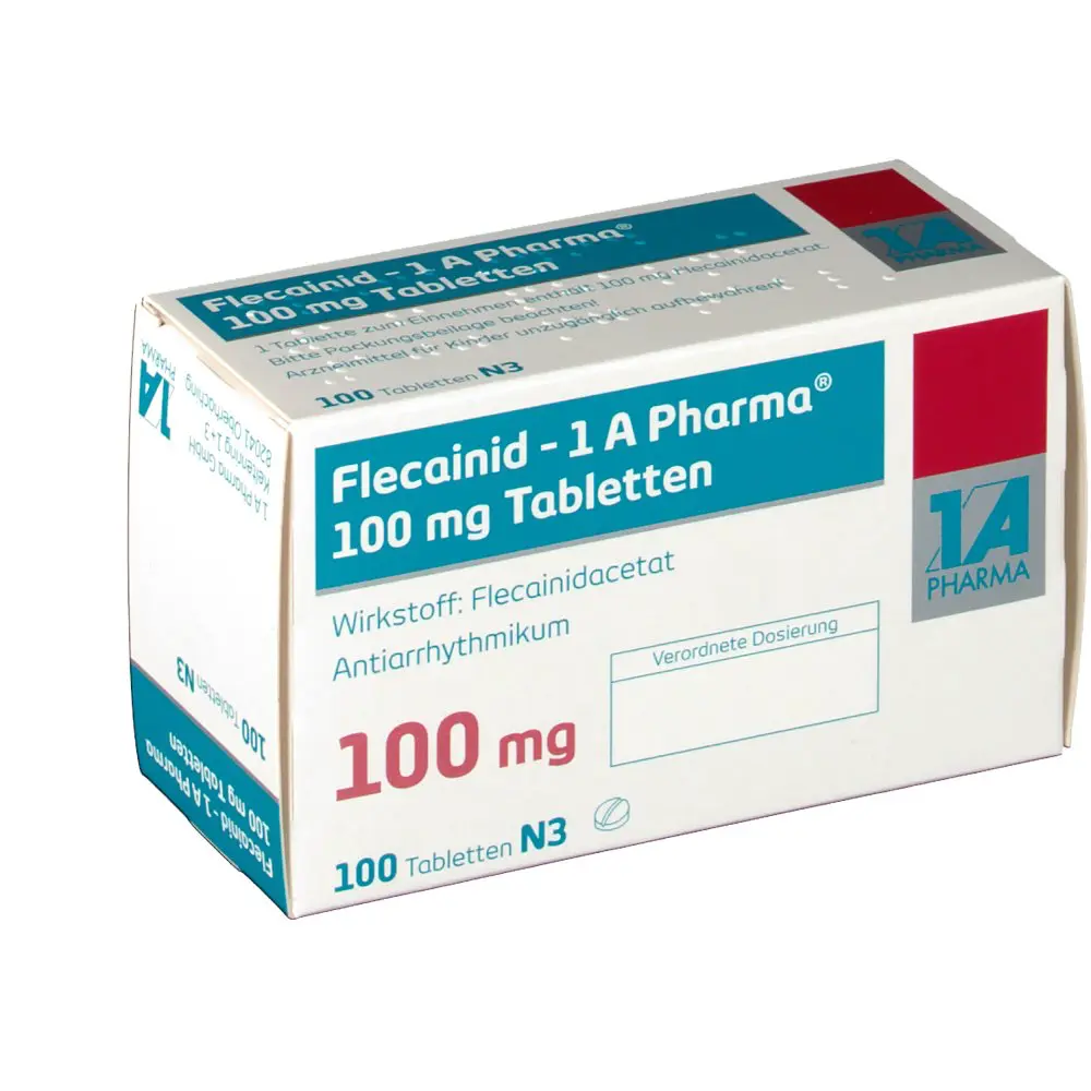 Flecainid SAN (flecainide acetate) tablets 100 mg. #30