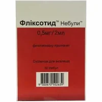 Flixotid Nebuli (fluticasone) suspension 0.5 mg/2 ml. 2 ml. #10