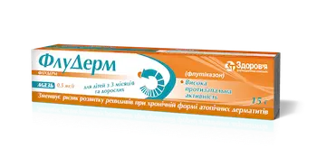 Fluderm (fluticasone propionate) ointment 0.05 mg/g. 15 g