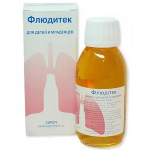 Fluditek (carbocisteine) syrup 5% 125 ml. #1