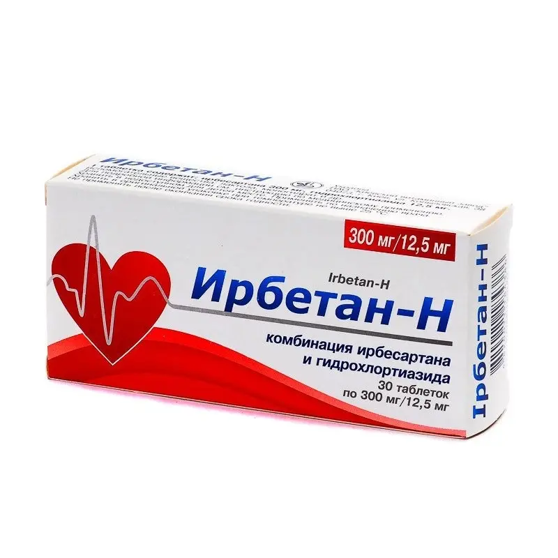 Irbetan-N tablets 300 mg/12.5 mg. #30