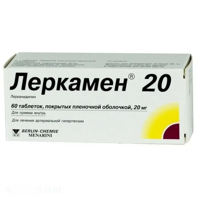 Lercamen-20 tablets 20 mg. #60
