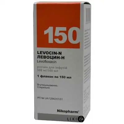 Levocin-N 500 mg/100 ml. 150 ml.