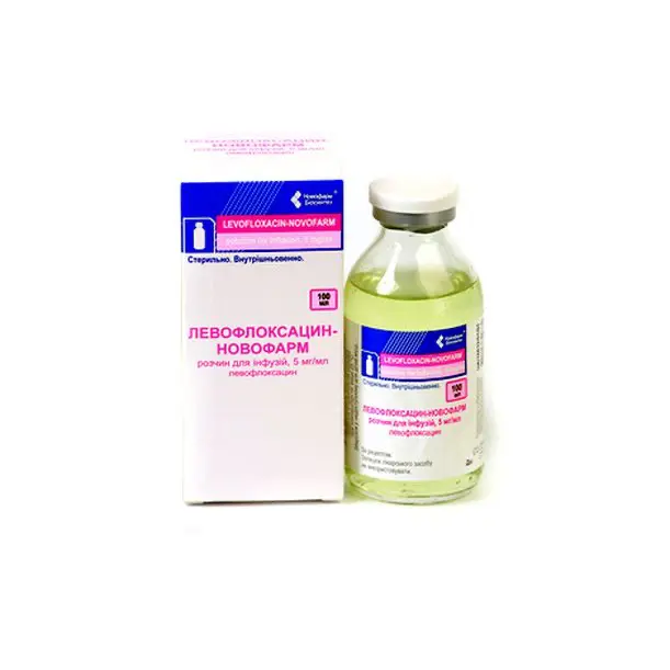 Levofloxacin-Novofarm 5 mg/ml. 100 ml. #1