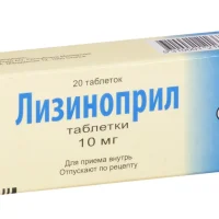 Lisinopril 10 HL KRKA tablets 10 mg/12.5 mg. #30