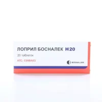 Lopril Bosnalek tablets 20 mg. #20