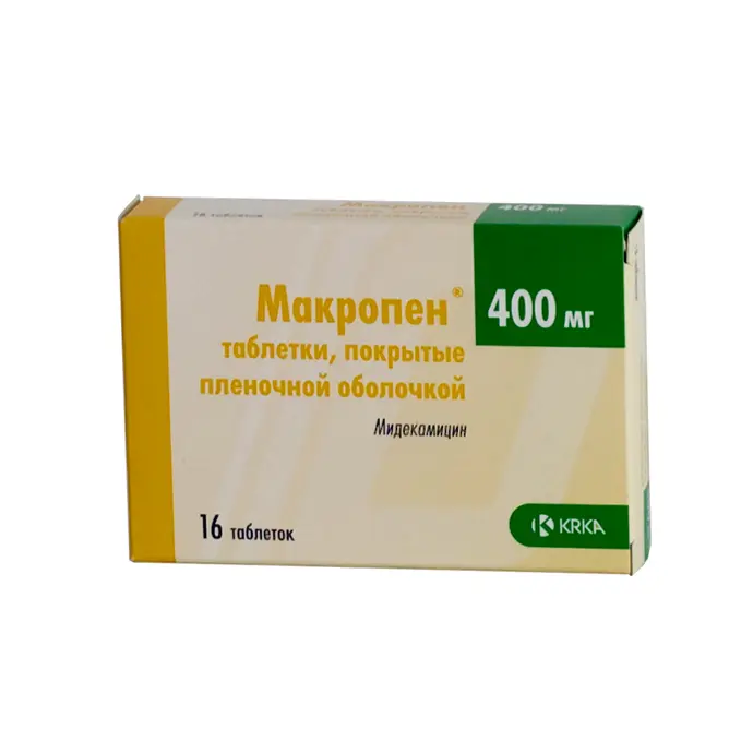 Macropen tablets 400 mg. #16