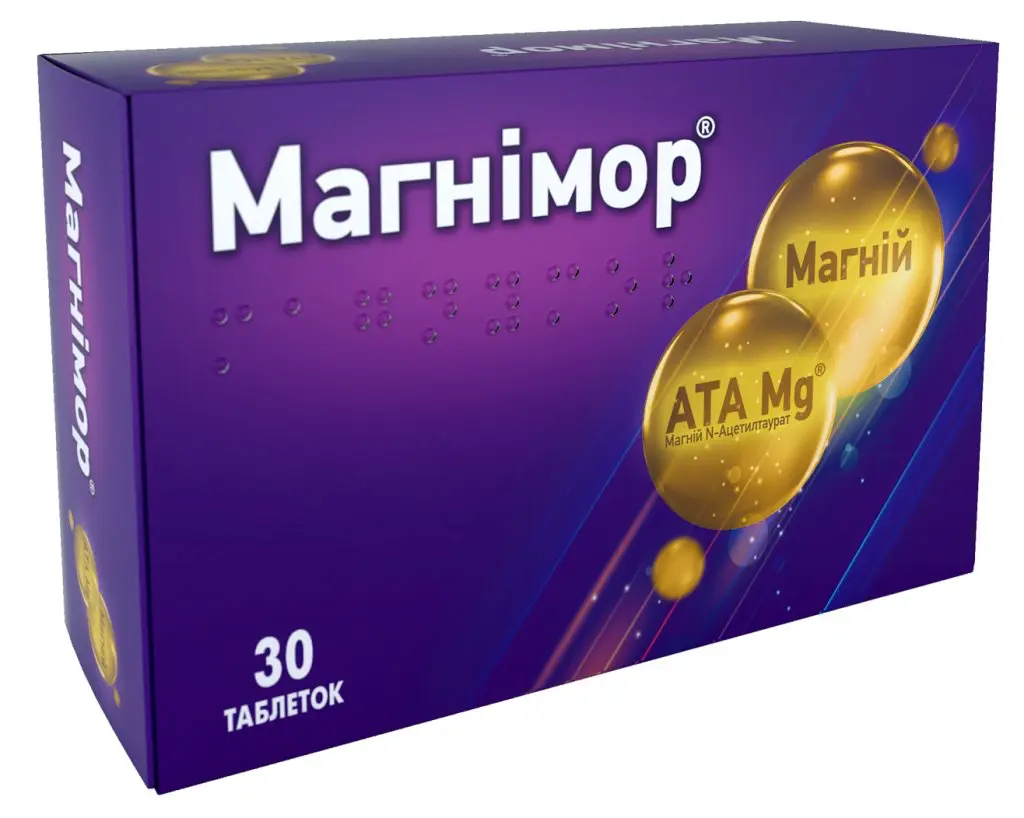 Magnimor (magnesium acetyl taurate) tablets #30
