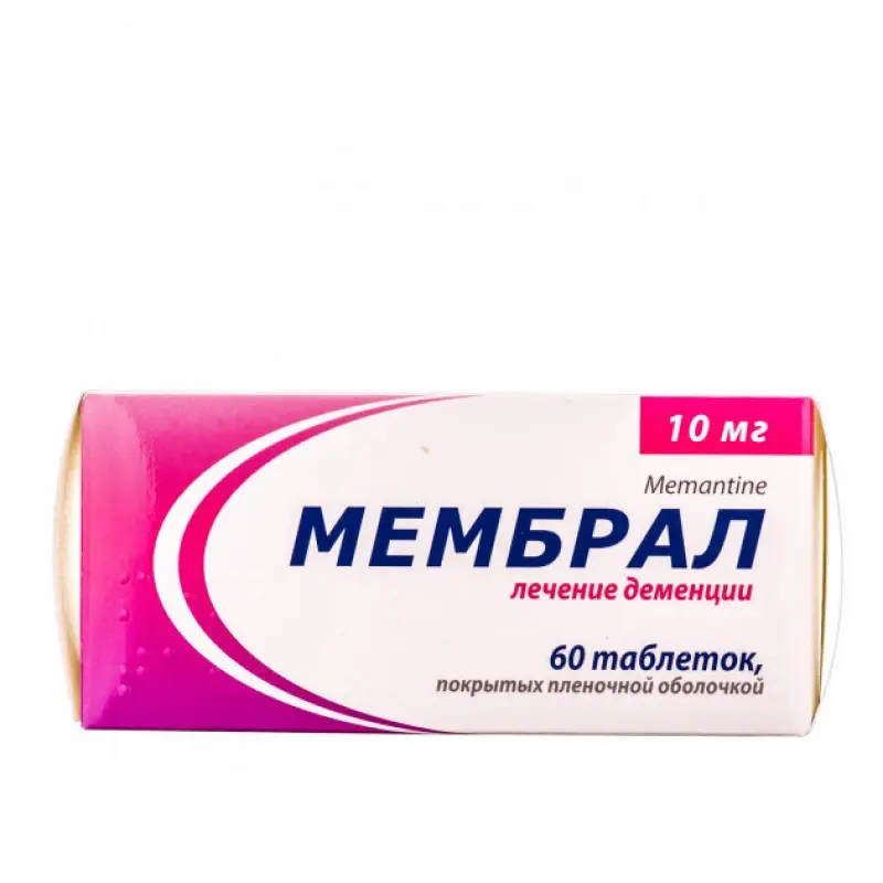 Membral (memantine) tablets 10 mg. #60