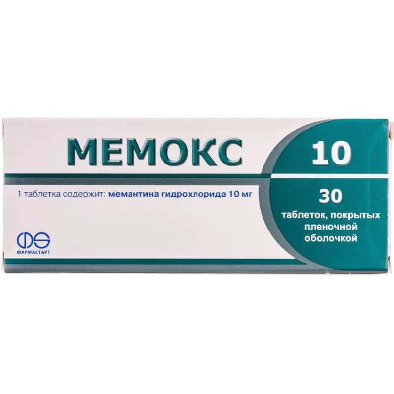 Memox 10 (memantine) tablets 10 mg. #30