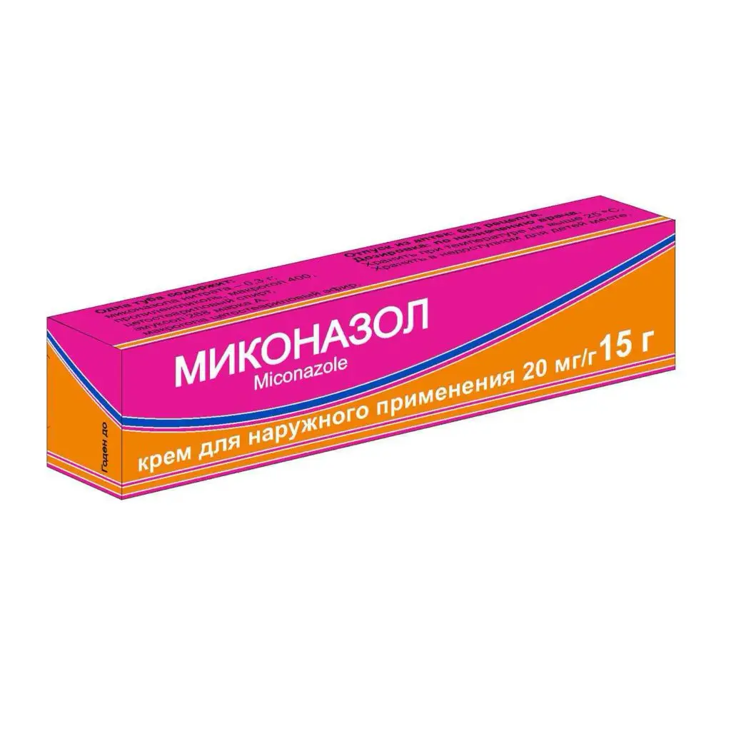 Miconazol (miconazole) cream 2% 15 g