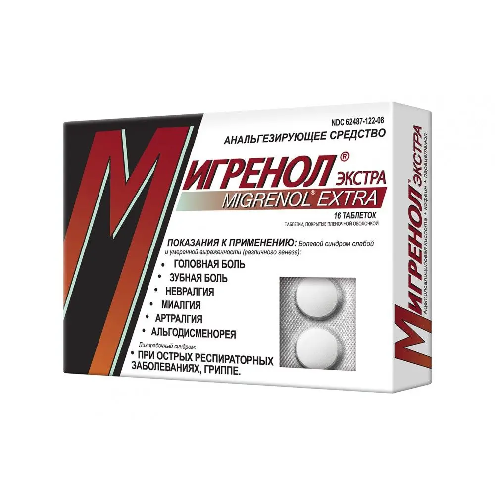 Migranol (sumatriptan) tablets 50 mg. #10