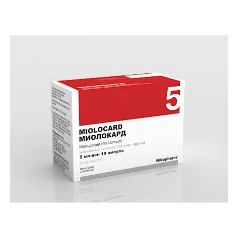 Miolocard 100 mg/ml. 5 ml. injection #10