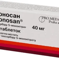 Monosan (isosorbide mononitrate) tablets 40 mg. #30