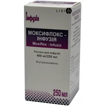 Moxiflox-Infuzia 400 mg/250 ml. 250 ml.