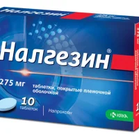 Nalgezin (naproxen sodium) tablets 275 mg. #10