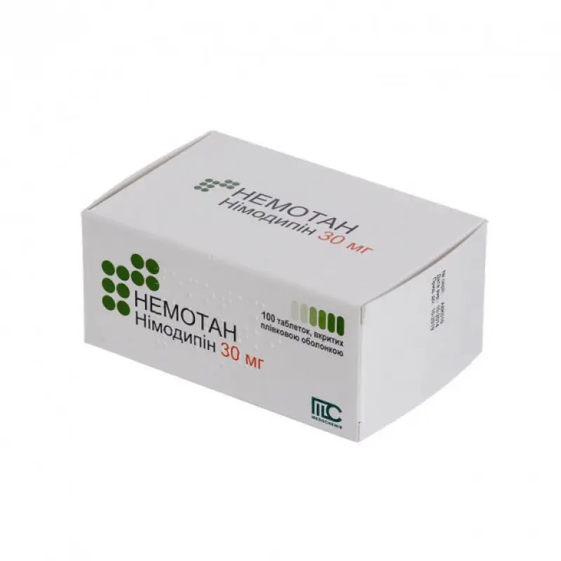 Nemotan (nimodipine) tablets 30 mg. #100