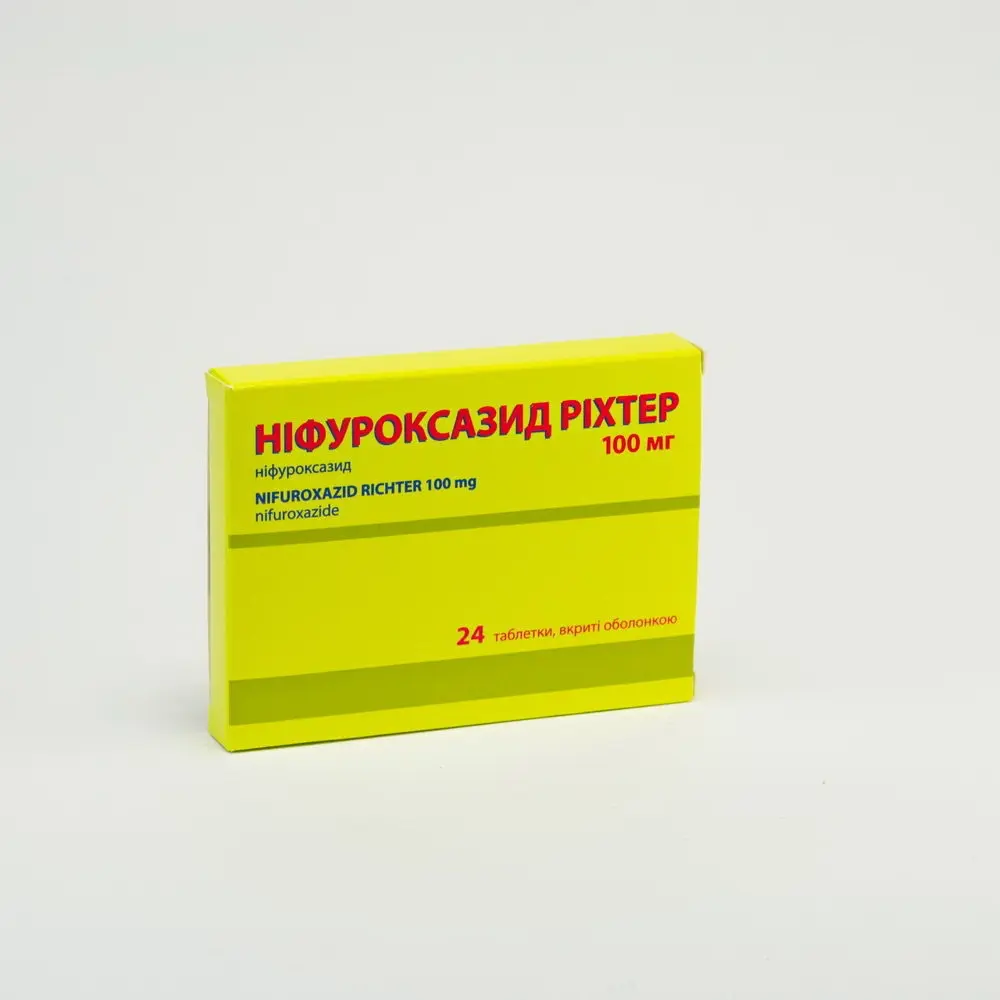 Nifuroxazid (nifuroxazide) tablets 100 mg. #24