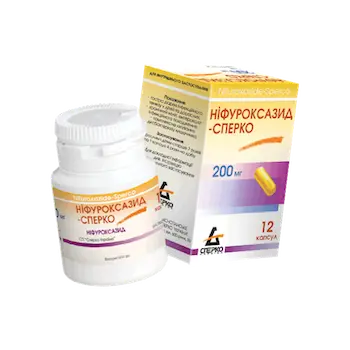 Nifuroxazid-Sperco (nifuroxazide) capsules 200 mg. #12