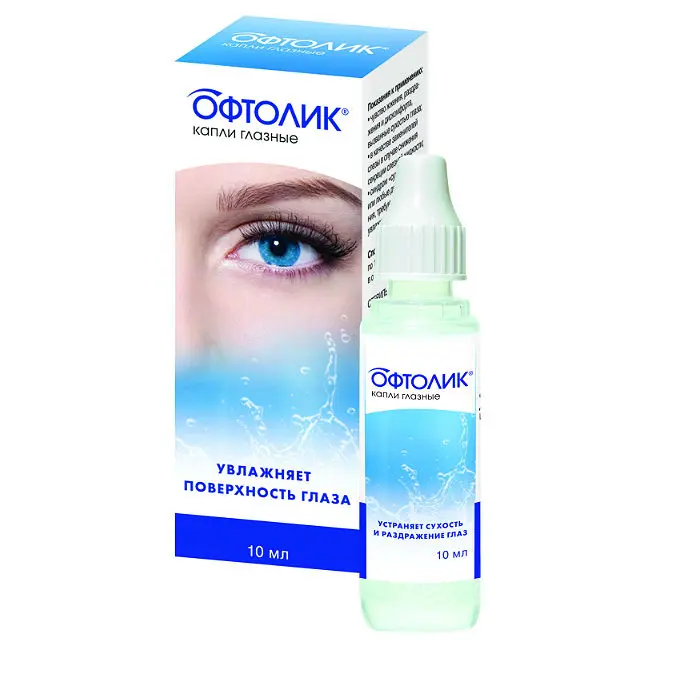 Oftolik (polyvinyl alcohol) eye drops 10 ml. #1