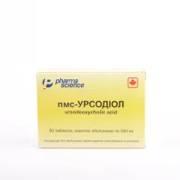 PMS-Ursodiol (ursodeoxycholic acid) tablets 500 mg. #50