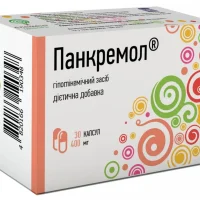 Pancremol (alpha-lipoic acid) capsules 400 mg. #30