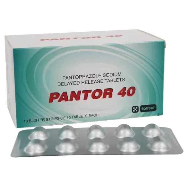 Pantor 40 (pantoprazole) 40 mg. #30