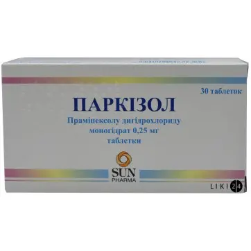Parkizol (pramipexole dihydrochloride) tablets 1 mg. #30