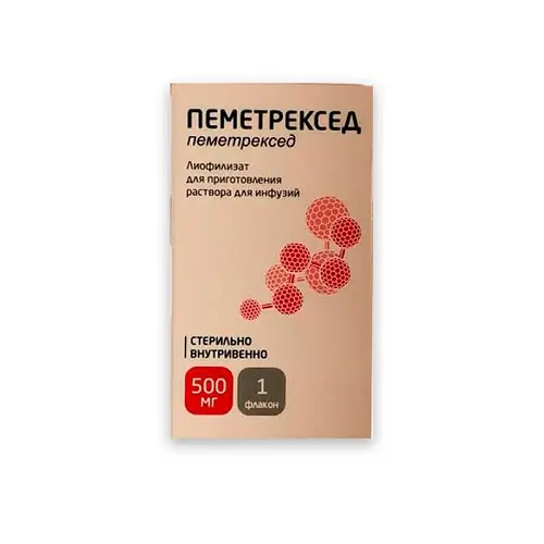 Pemetrexed injection 500 mg. #1