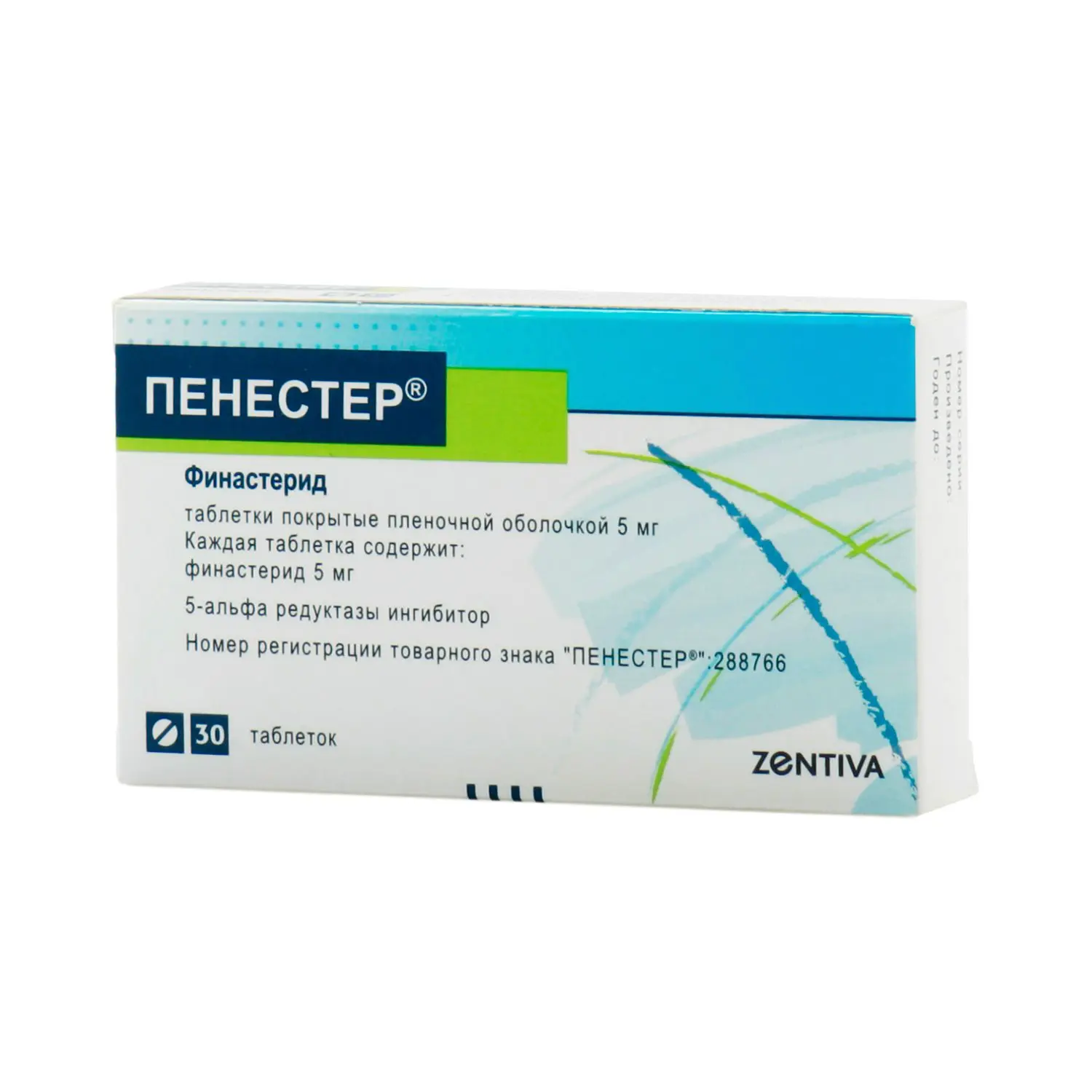 Penester (finasteride) tablets 5 mg. #30