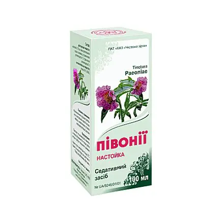 Peony tincture (peony herb