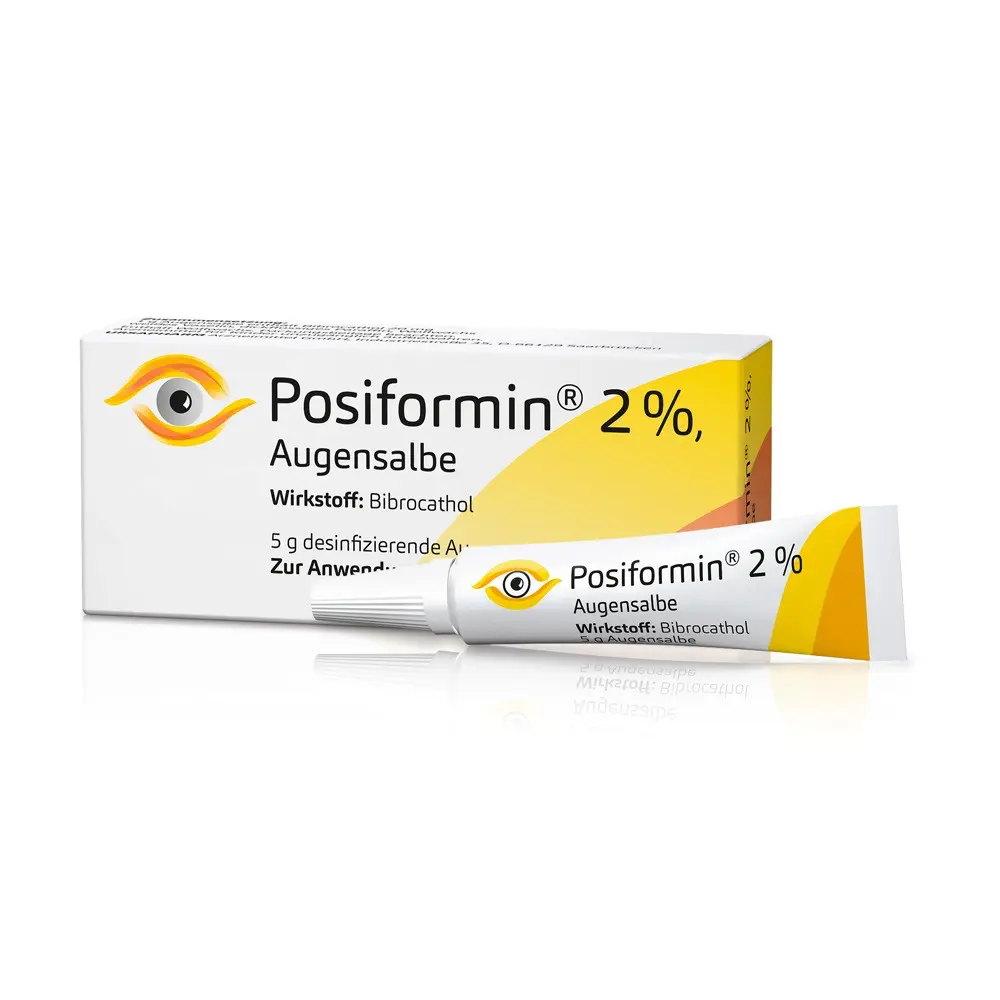 Posiformin (bibrocatol) eyes ointment 2% 5 g