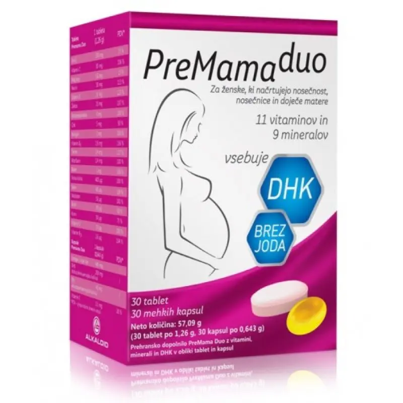 PreMama Duo tablets #30 + capsules #30.